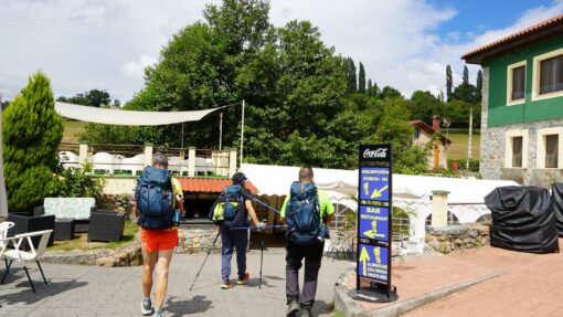 Pilgrims staying an extra day at Villa Palatina.